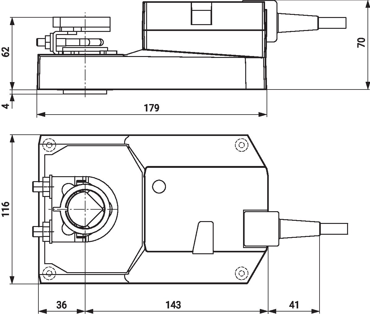 Электропривод Belimo GM230A (40 Н·м)