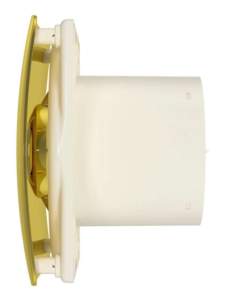 Вентилятор накладной RIO, обратный клапан, D100, Gold, DICITI