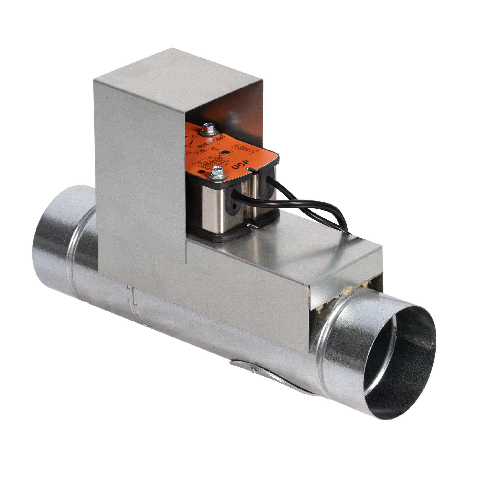 Клапан противопожарный SHUFT SHFDO-60-O-d450-EM230-0-0-0-0, Ø450 мм, EI 60