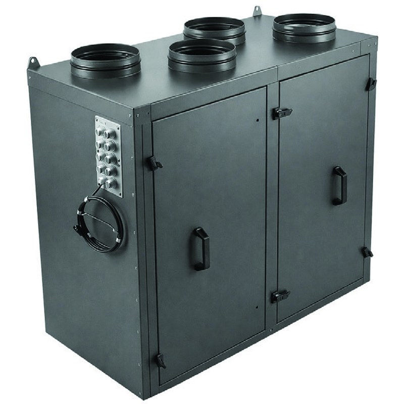 Приточно-вытяжная установка с роторным рекуператором RWN-RR-7400(50c)-ЕС(B500)-НЕ24-Vertical(N)