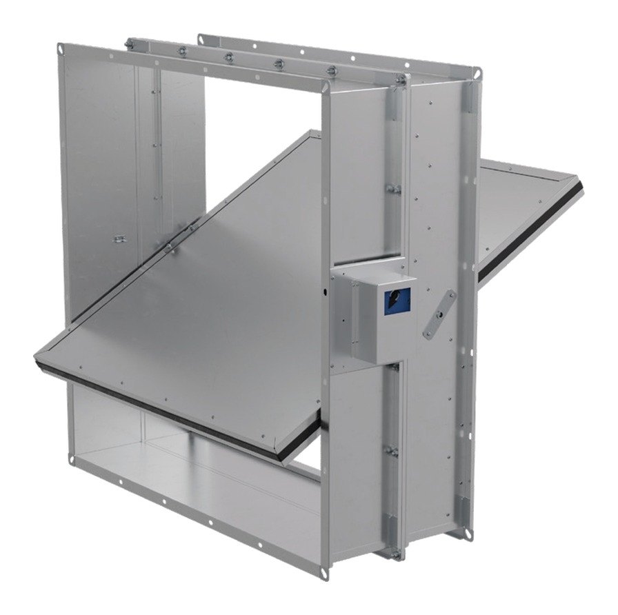Клапан противопожарный ОЗ-90 1200×150 Клапан противопожарный ОЗ-90 1200×150